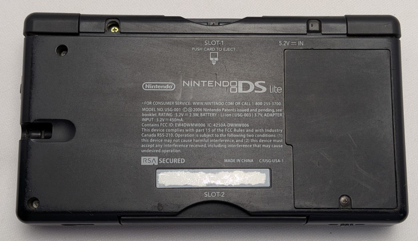 Nintendo DS Lite Handheld Console Blue USG-001 1 Game, Charger Included