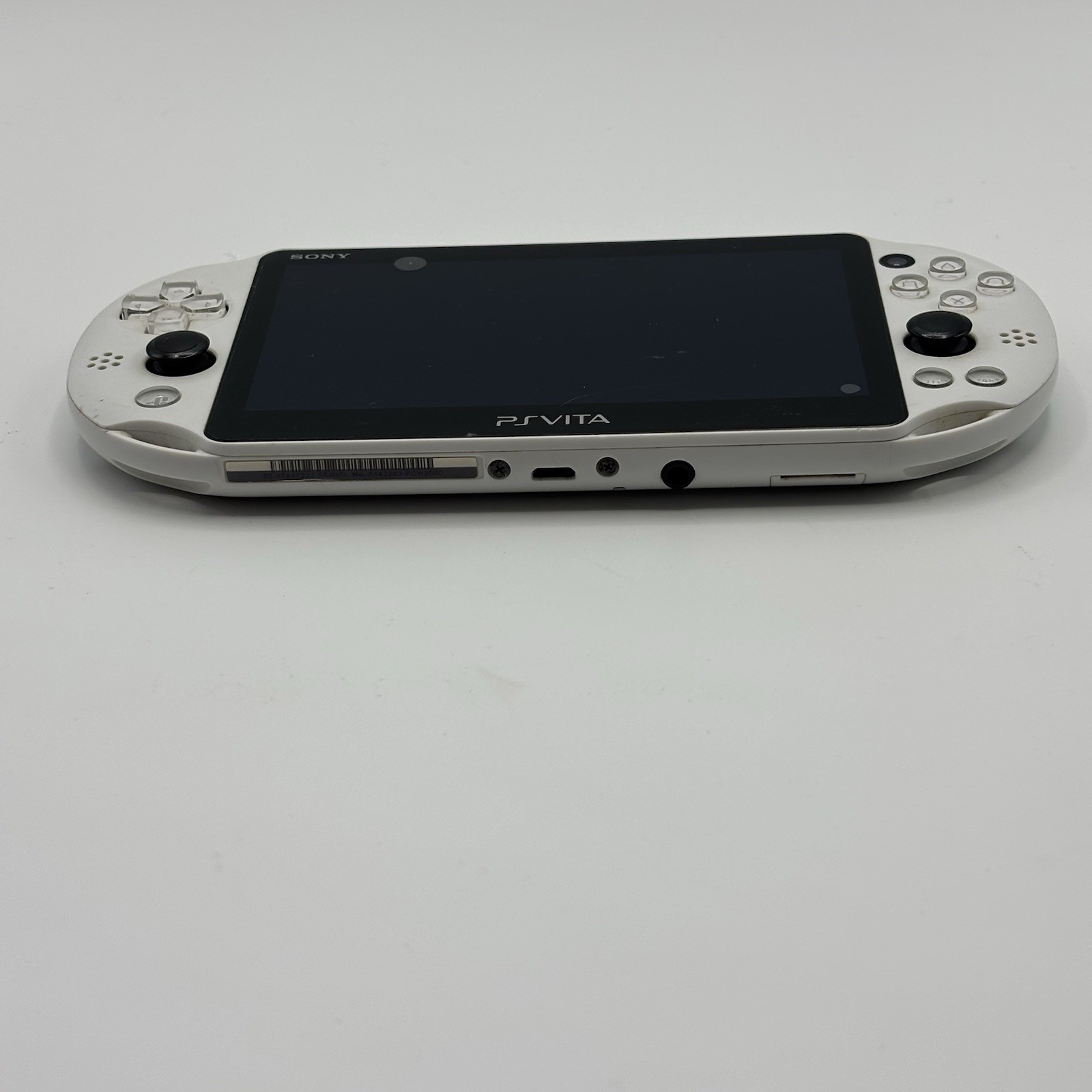 SONY PS Vita PCH-2000 Console White Very Good Fast Shipping No joystick drift.