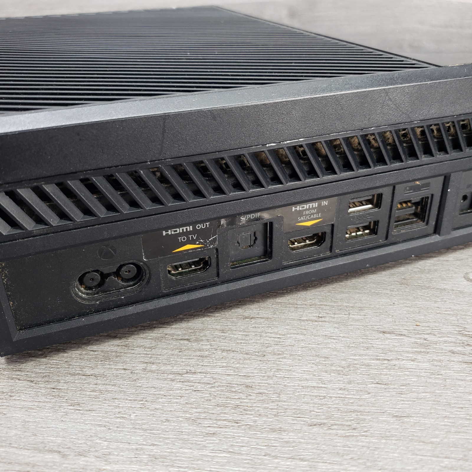 Microsoft XBOX One 365GB Controller Game Power Supply HDMI TESTED Factory Reset