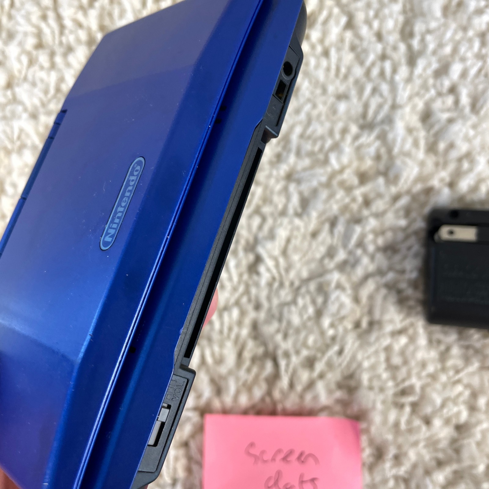 Nintendo DS Original NTR-001 Cobalt Blue Handheld Console System READ