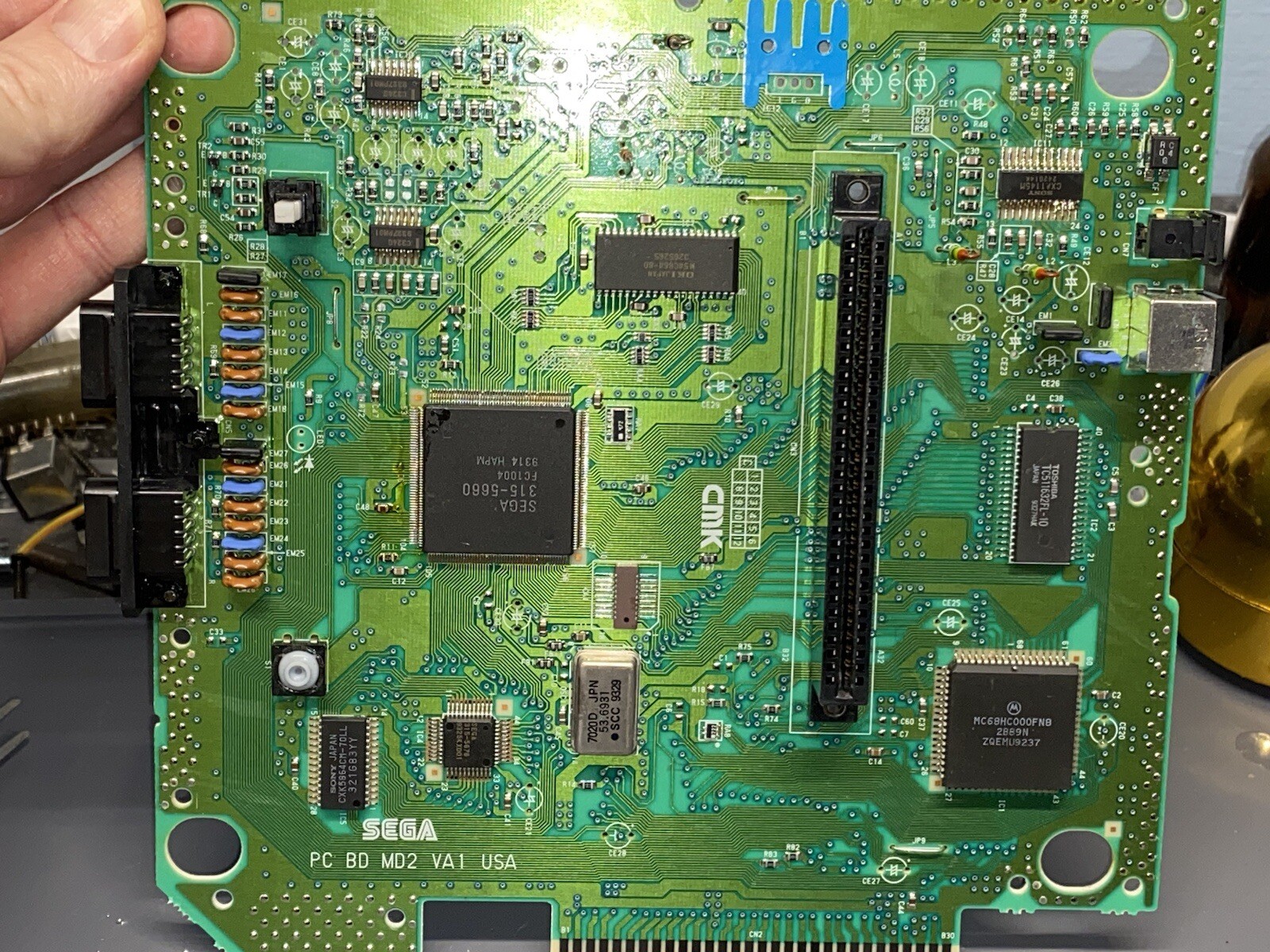 Ultimate Sega Genesis 3BP Triple Bypass RGB Model 2 Console Recapped LED