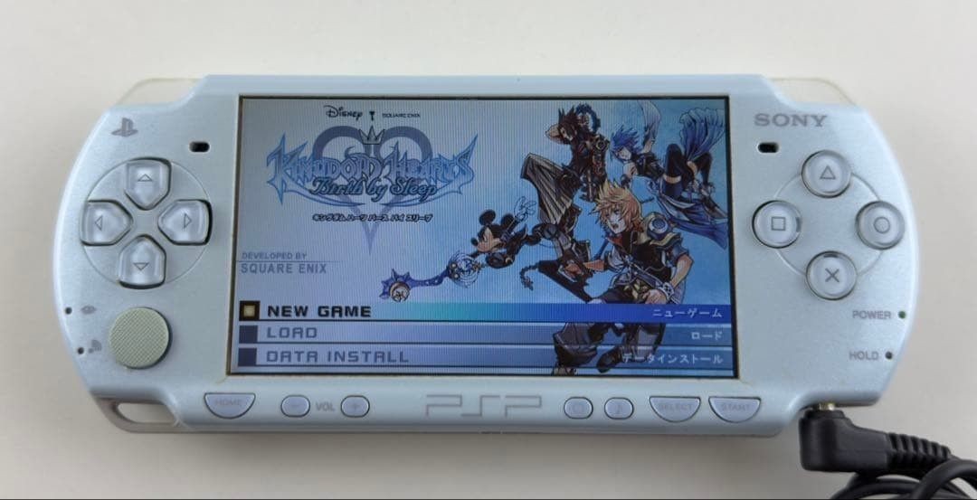 Rare Sony PSP-2000 Felicia Blue Console Region Free w/ Charger Tested Japan