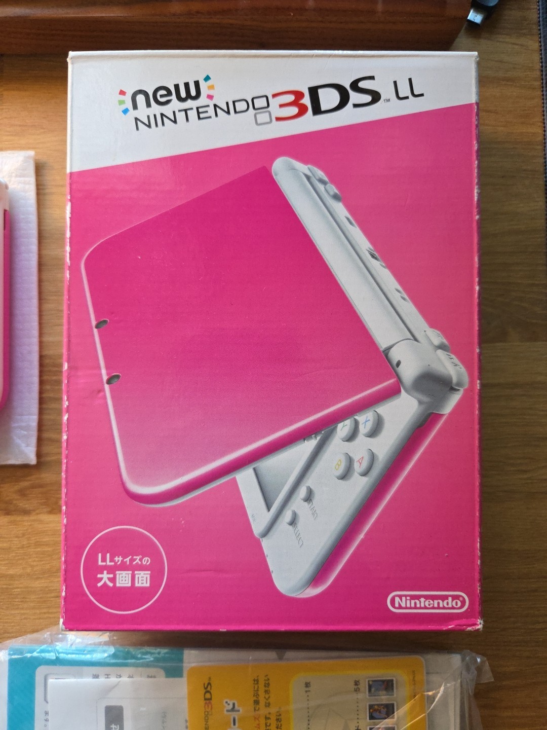 New Nintendo 3DS LL XL Pink White | Japan Region Charger CIB
