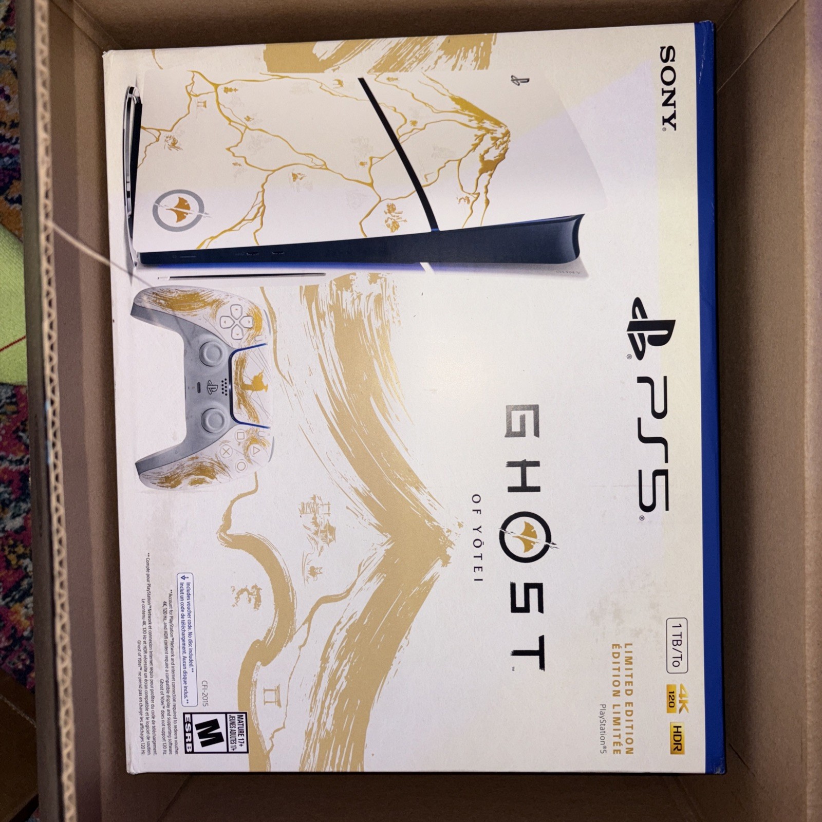 PlayStation 5 Console Ghost of Yotei Gold Limited Edition Bundle (slim) IN HAND