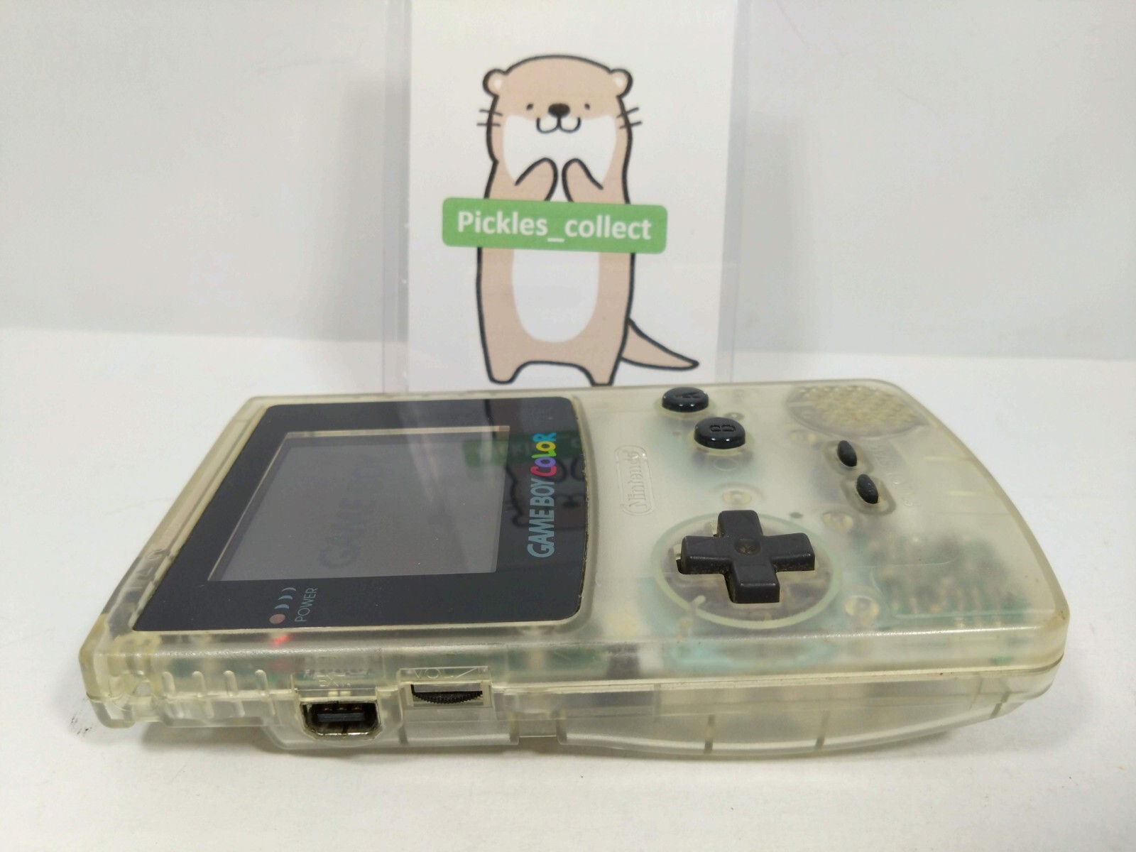 Nintendo CGB-001 Game Boy Color Clear Console only Tested GB GBC 0327H