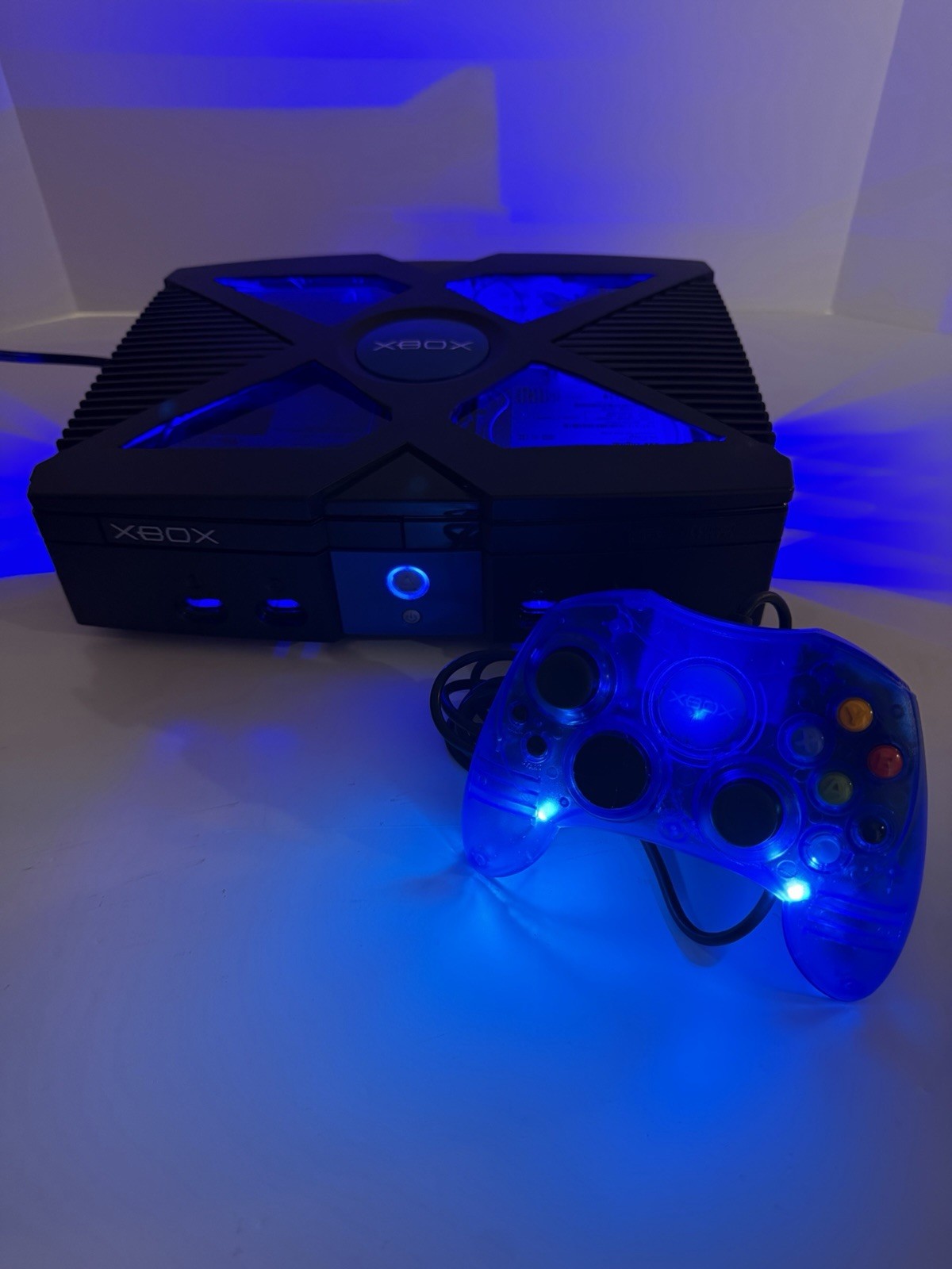 Microsoft Original Xbox Console Bundle! XBOX! 1 CONTROLLER! W/ ALL CORDS!