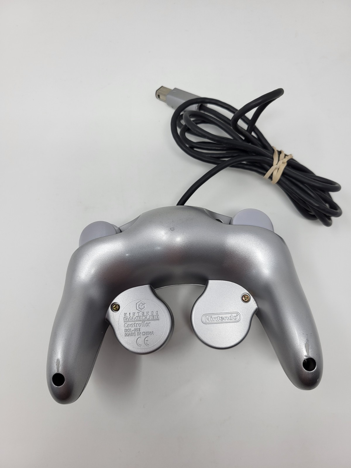 Nintendo GameCube DOL-101 Gaming System SILVER Console 1 Controller Bundle
