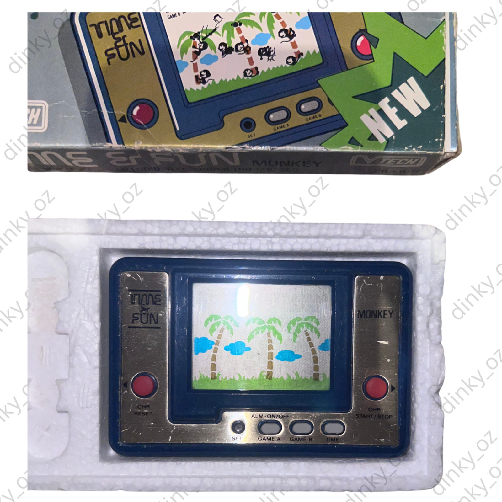 V-Tech Time & Fun ‘Monkey’ WORKING CONDITION IN BOX