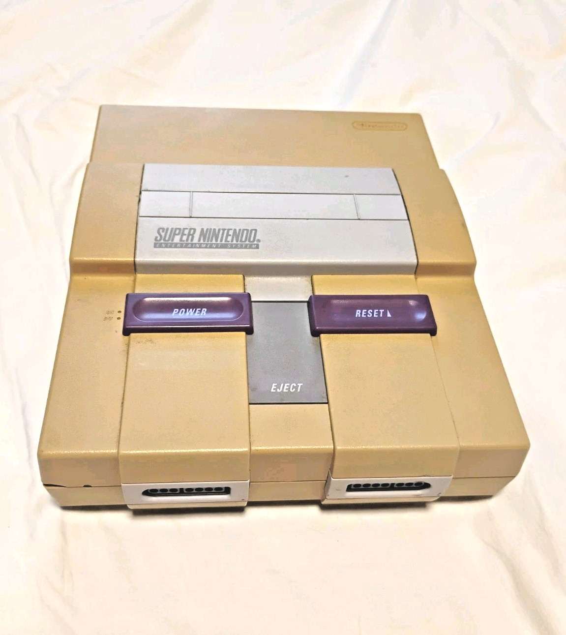Super Nintendo SNES Console Super MarioWorld 1993 Tecmo Super Bowl Gaming System
