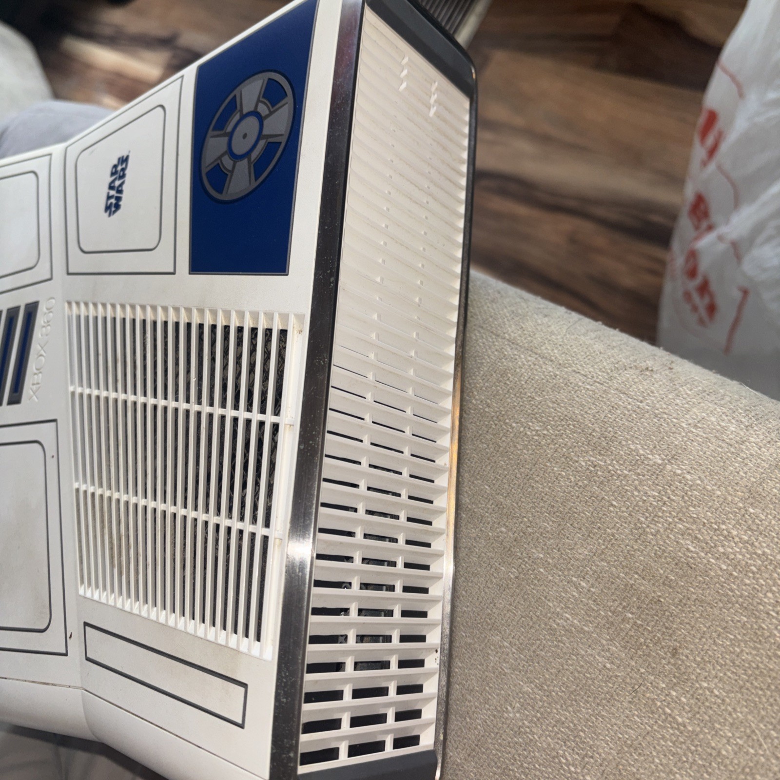 Microsoft Xbox 360 S Star Wars R2-D2 Edition Console White/Blue 320gb #613