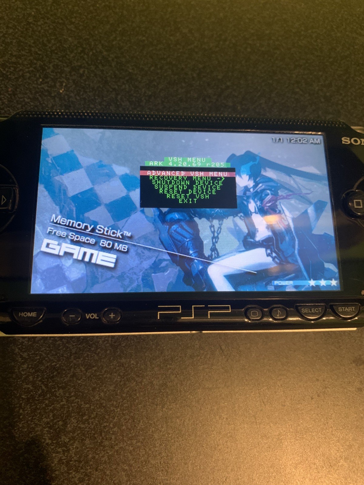 PSP-1001 Charger 4GB JB US Battery Themes Games HB Read Description For Details