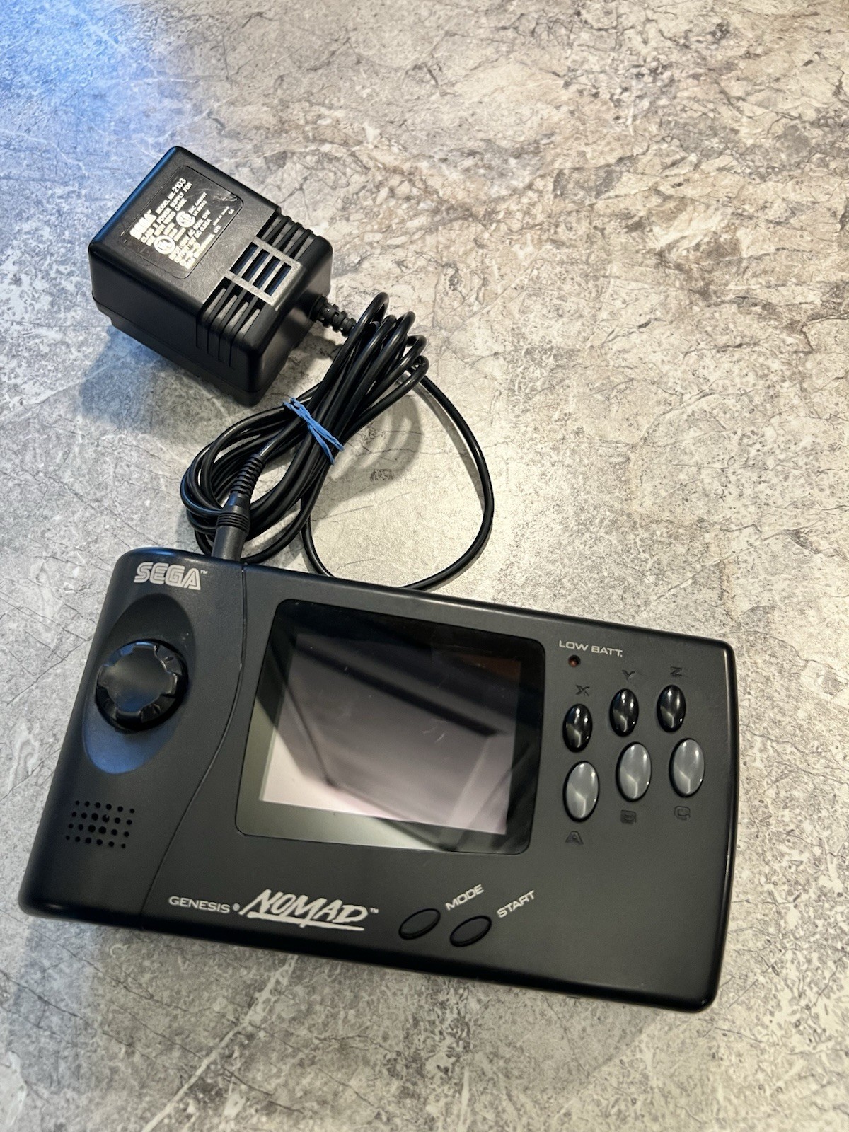 Sega Genesis Nomad Handheld Console MK-6100 w/ OEM Power Adapter Tested Working