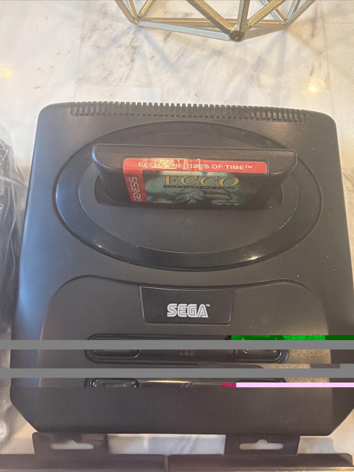 Sega Genesis Model 2 Console System Bundle Cords & Controller 3 Games