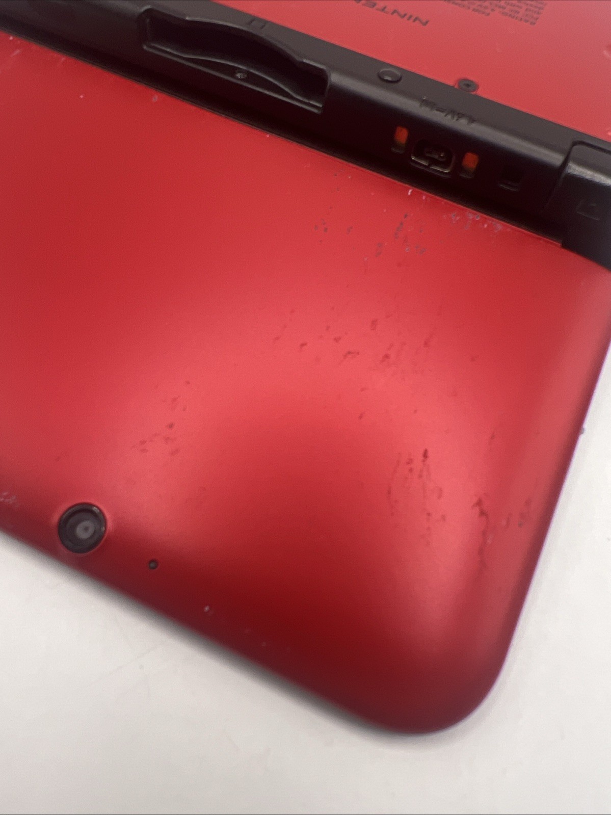 Nintendo 3DS XL Black and Red with Charger Tested Working SEE DESCRIPTION