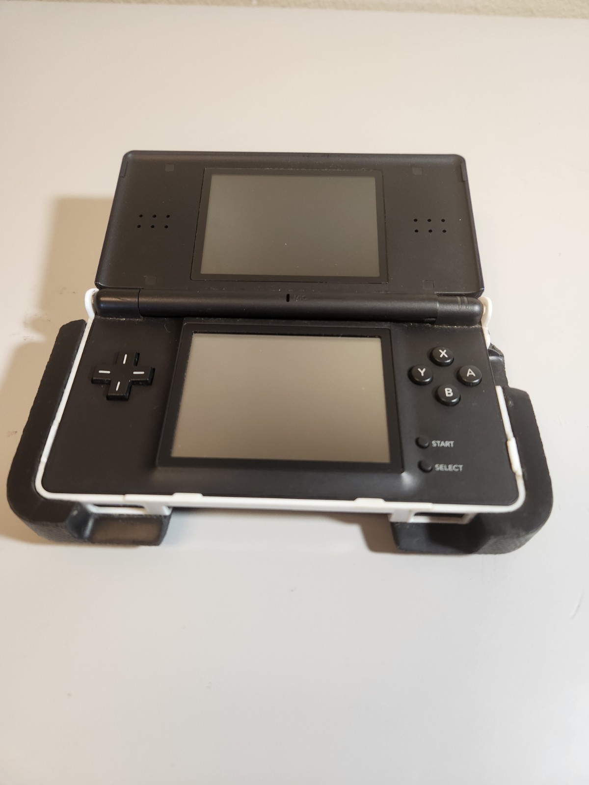 Nintendo DS Lite Black/Blue Handheld System USG-001 *READ* W/ Charger + Case