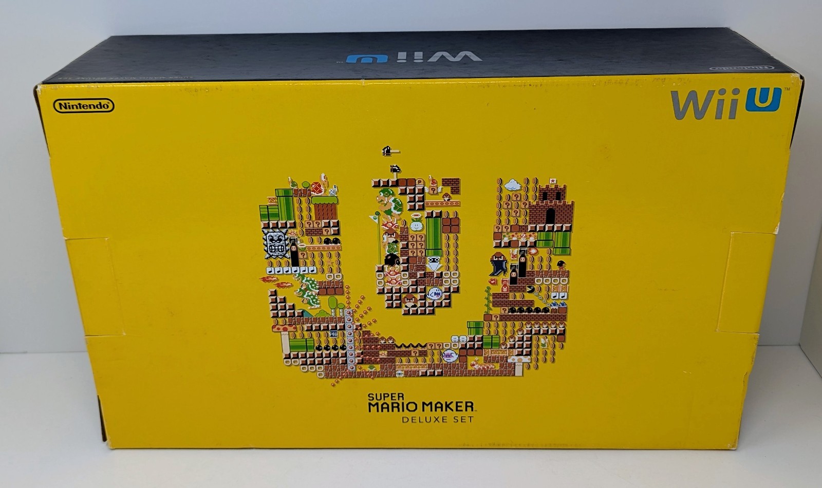 Nintendo Wii U 32GB Super Mario Maker Console Bundle w/ Box & Amiibo – Tested!