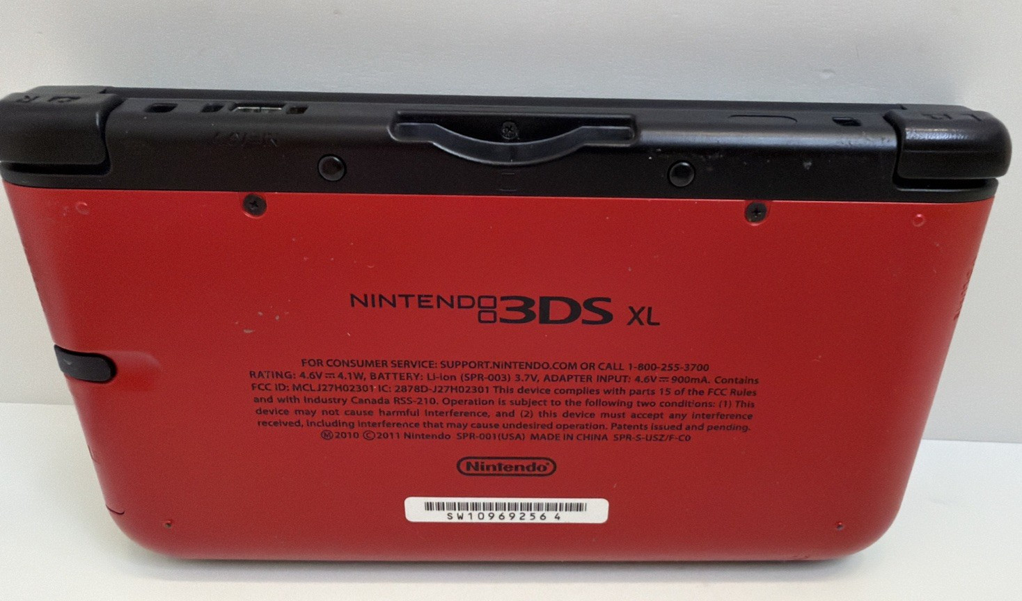 Nintendo 3DS XL Handheld Console – Black and Red – Excellent CIB Complete!