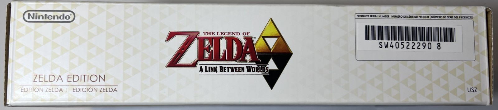 Nintendo 3DS XL Legend of Zelda Link Between Worlds Limited Edit CIB Gently Used