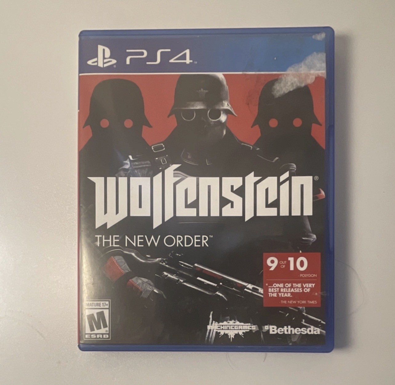Working PS4 500GB console, w/power cord, PS4 controller, and 5 PS4 games