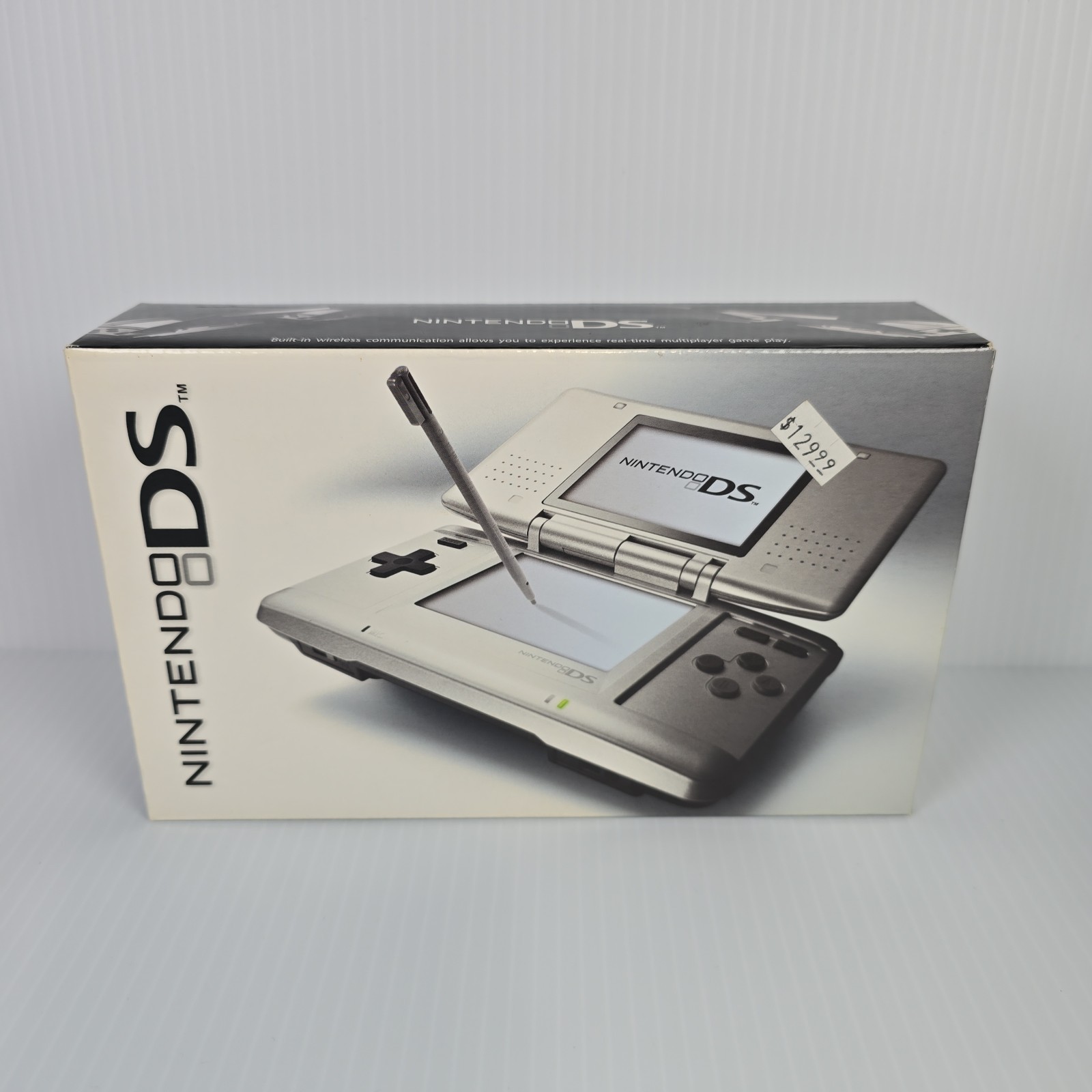 Nintendo DS Original NTR-001 Titanium Silver Handheld System CIB Tested