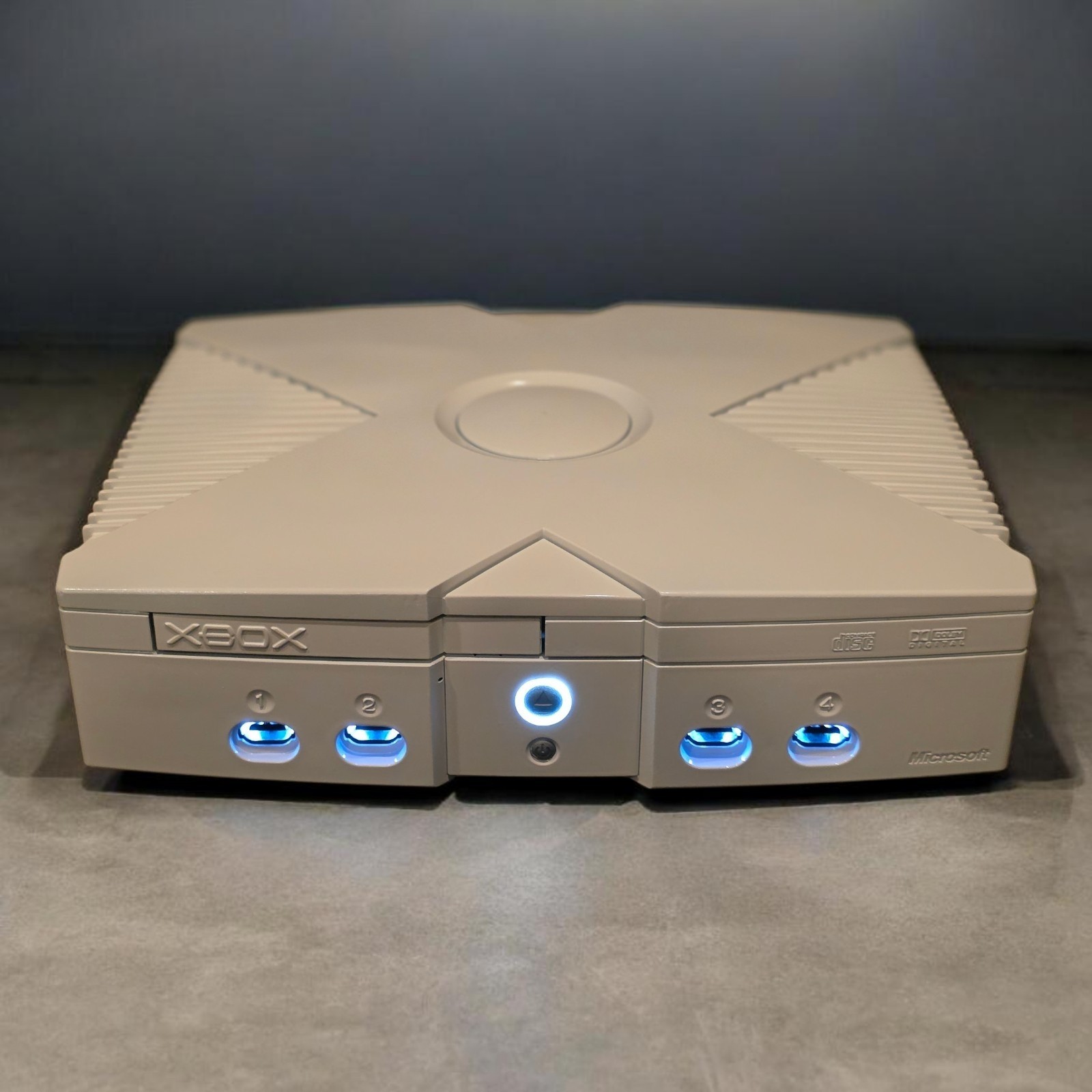 Custom Original OG Xbox Console White LED White Cerakote NEW Caps TESTED