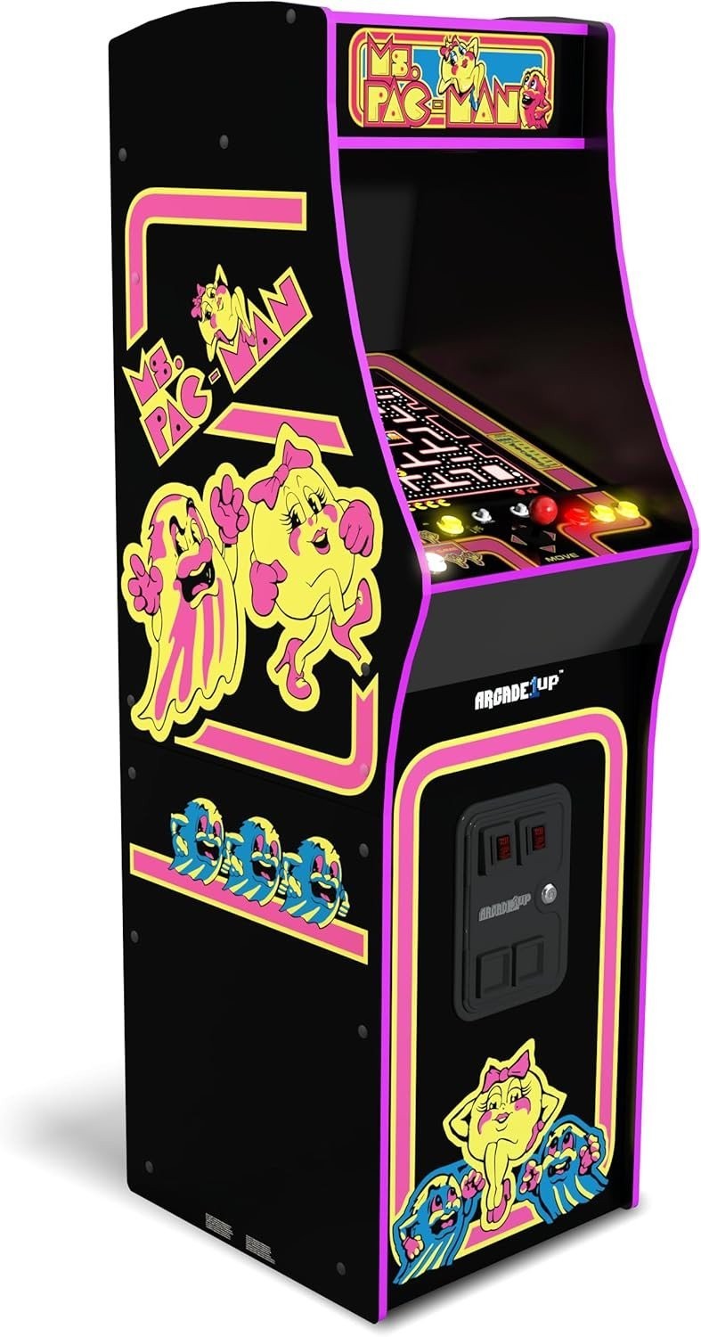 Arcade1Up Ms. Pac-Man Bandai Namco Legacy Arcade Machine 14-in-1 Wi-Fi
