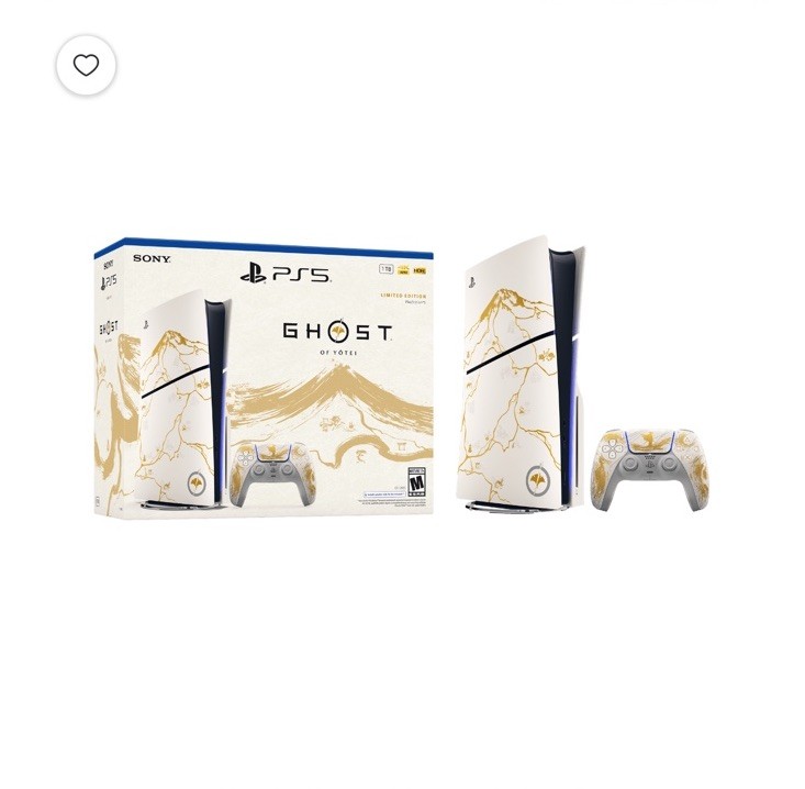 Sony Playstation 5 Disc Ghost of Yotei Limited Edition Bundle