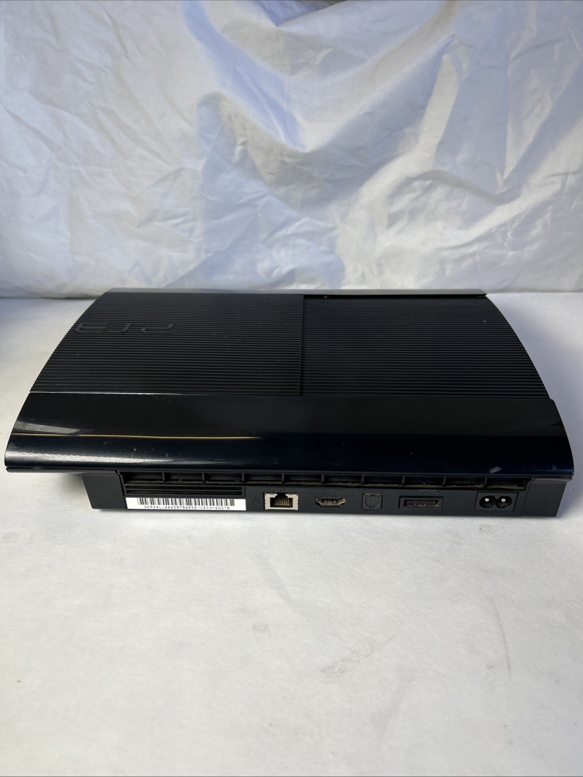 Sony PlayStation 3 (CECH-4001b) PS3 250GB Super Slim Console Only Black
