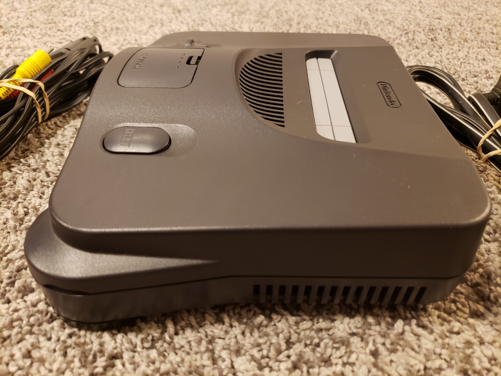 Nintendo 64 N64 System Console w OEM Controller, Jumper Pak ALL OEM CORDS, WORKS