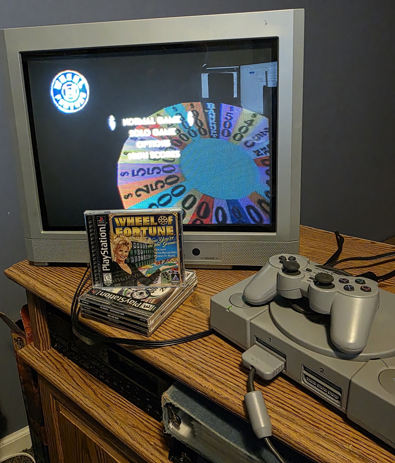 Sony PlayStation 1 (SCPH-9001) Video Game Console Bundle – Tested, Working