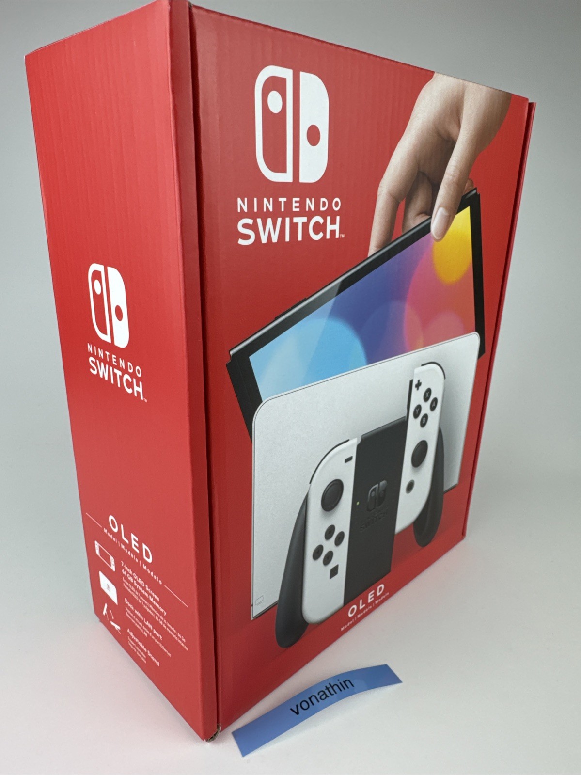 New Nintendo Switch OLED Console Gaming System HEG-001 Black/White