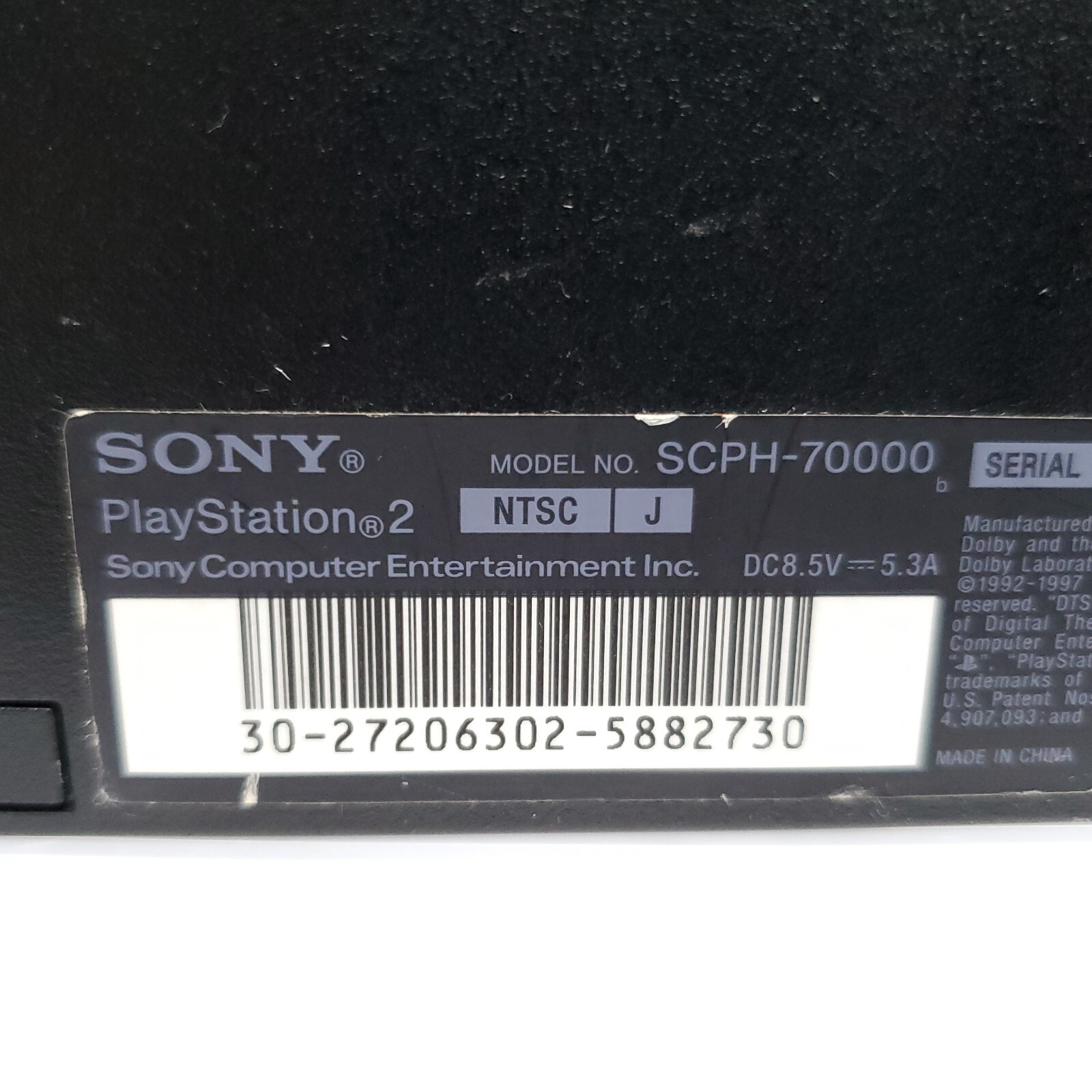 SONY Playstation 2 PS2 Slim Console SCPH-70000 Charcoal Black «NTSC-U/NYSC/J»