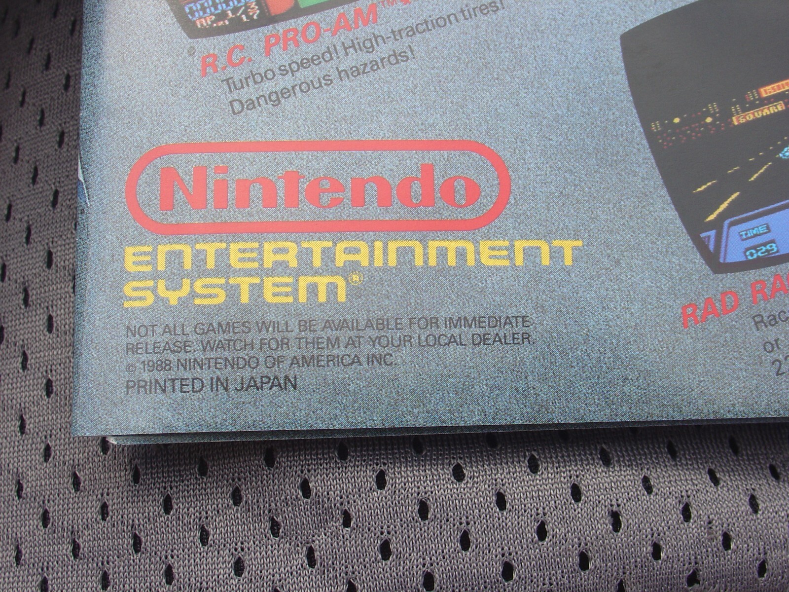 Vtg Original 1988 NES Nintendo Game Entertainment System Paper Lot Posters Read