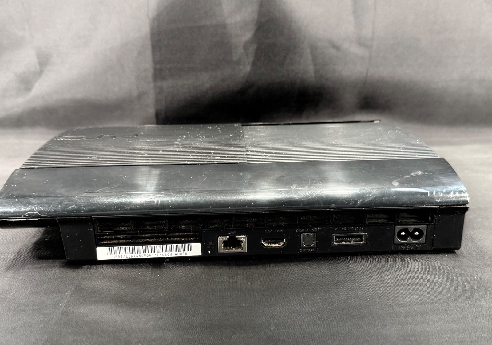 Sony PlayStation 3 PS3 Super Slim Black Console CECH-4001B (PARTS/REPAIRS ONLY)