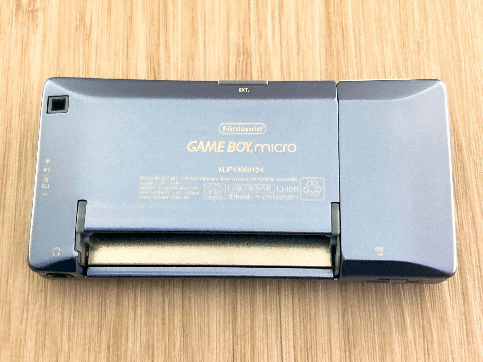 Mint – Nintendo GameBoy Micro Blue Console Tested w/ Charger & Case GBM