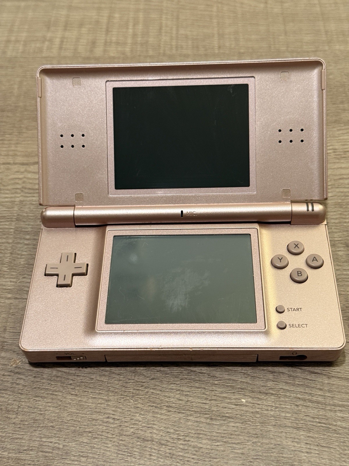 Nintendo DS Lite Pink Handheld Console w/ Case + Charger