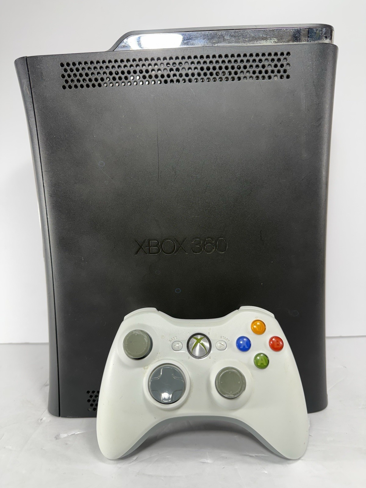 Microsoft Xbox 360 Console 120GB Matte Black + Controller & Cables