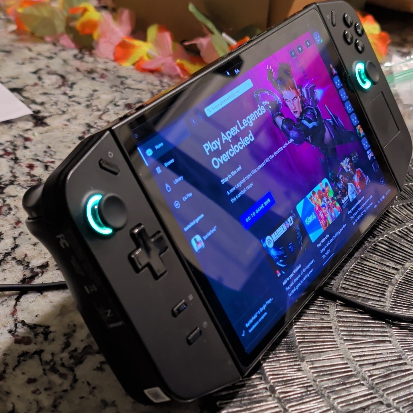 Lenovo Legion GO Handheld Gaming Console Black USB-C Wi-Fi Capability