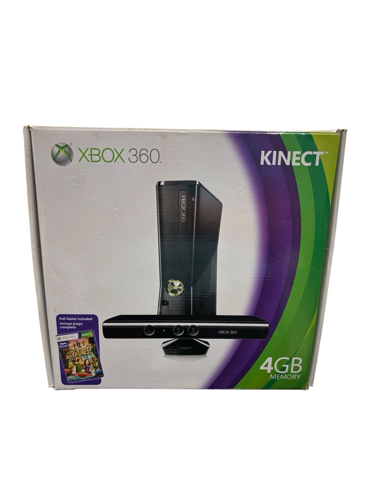 Microsoft Xbox 360 S Gaming Console and Kinect – Black 4GB Model