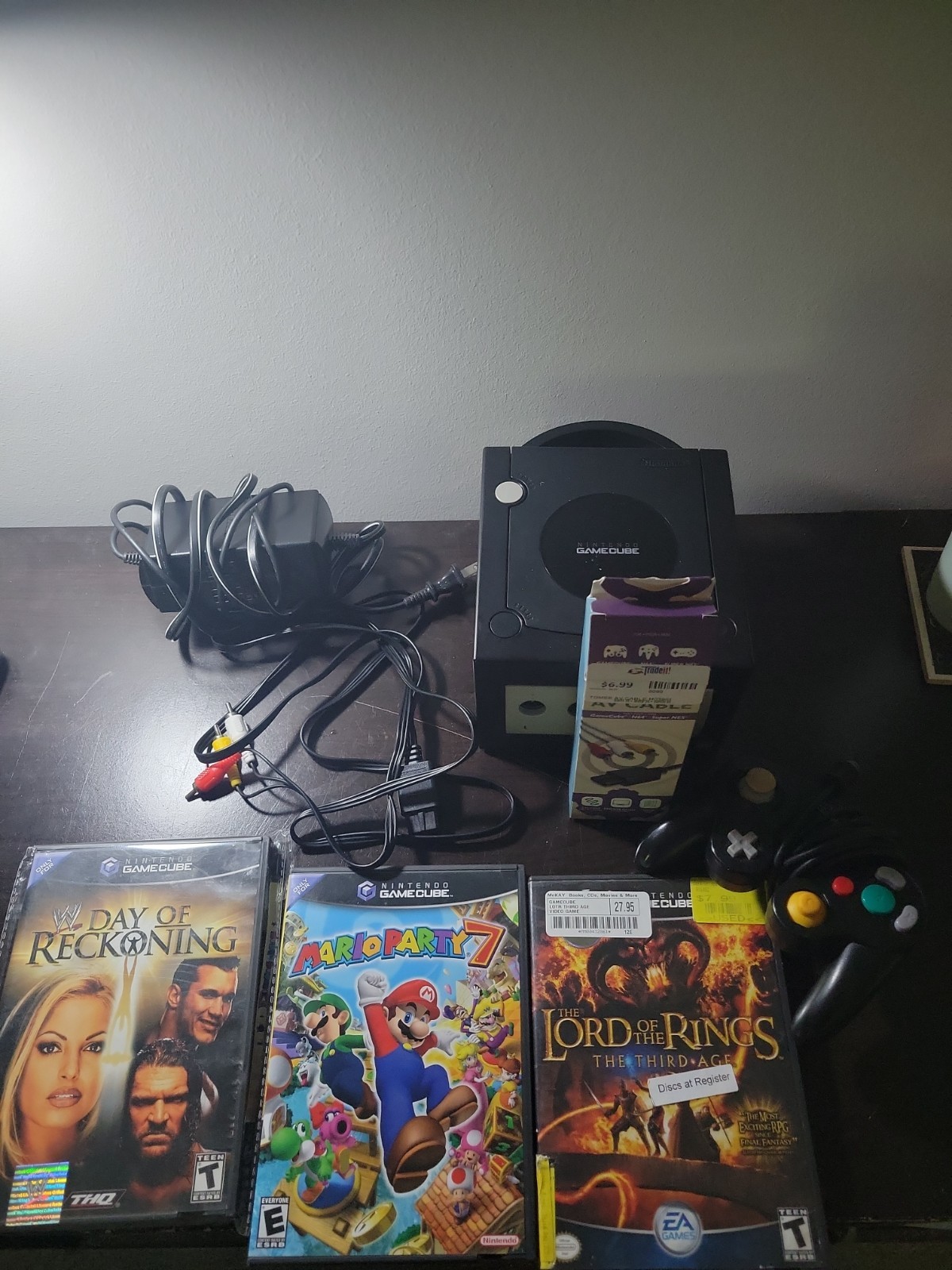 Nintendo GameCube Bundle W/ Games And Controller DOL-101 Works