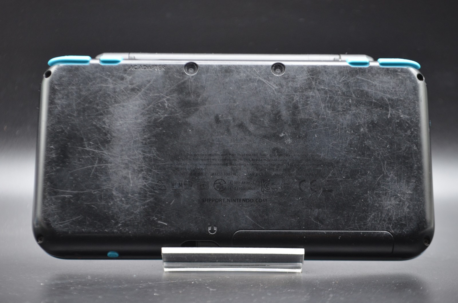 [NEAR MINT] New Nintendo 2DS XL LL Black Turquoise Console Japanese game 004