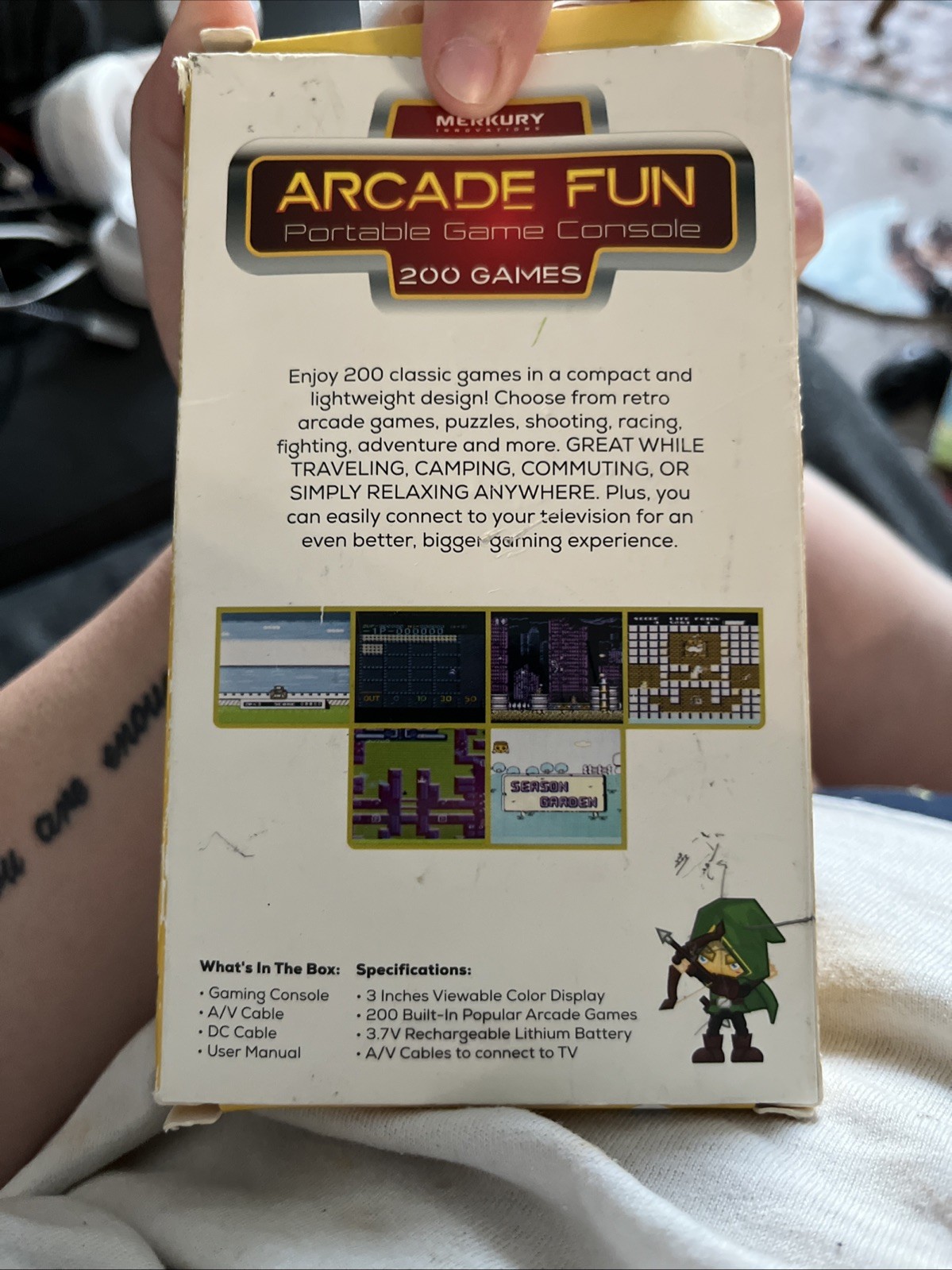 Merkury Innovations Portable Arcade Console