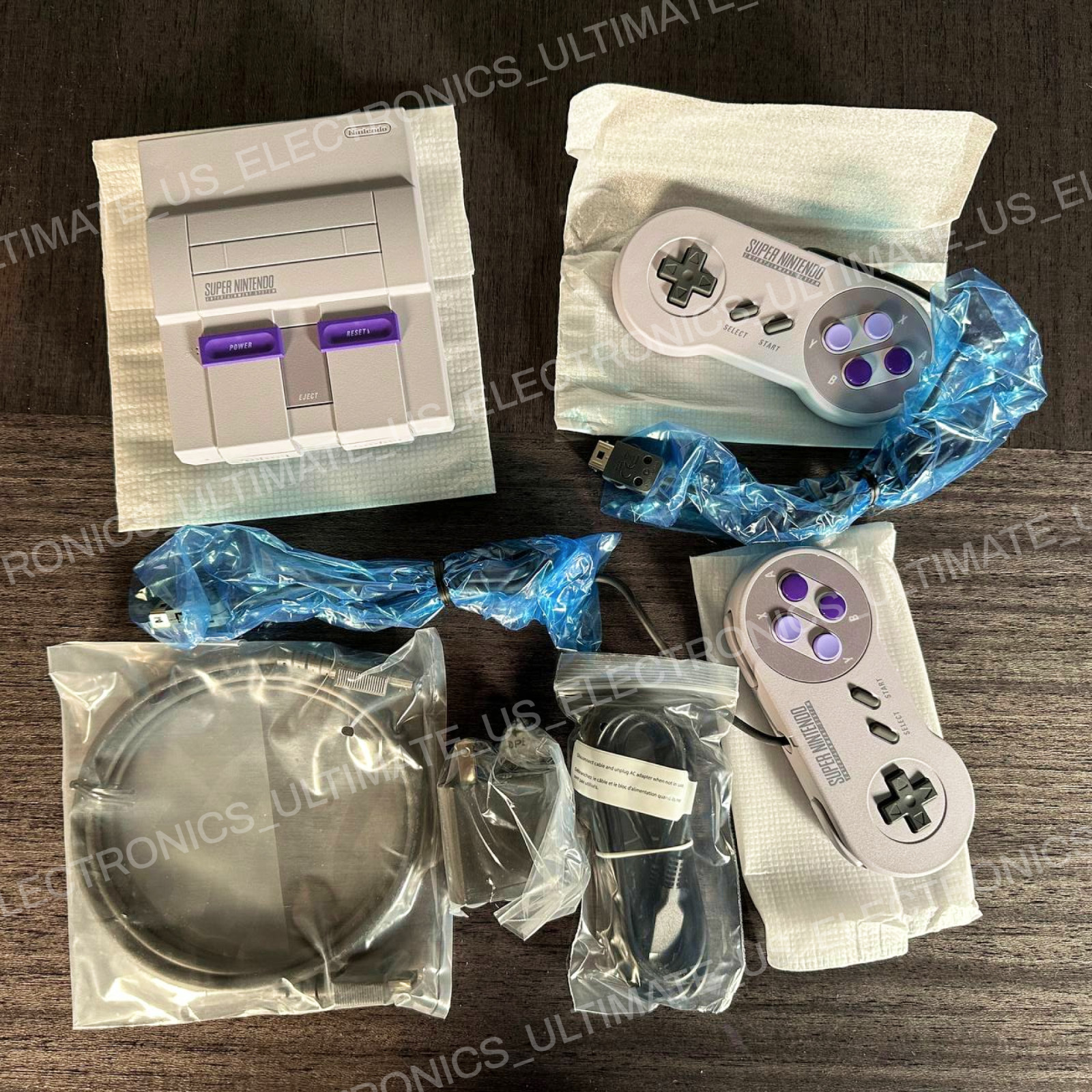 Authentic SNES Super Nintendo Classic Mini Super Entertainment System 21 Games