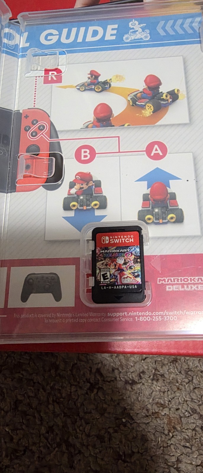 Switch OLED Mario Kart With Two 128 Gig And 32 Gig Micro SD. Case And Box