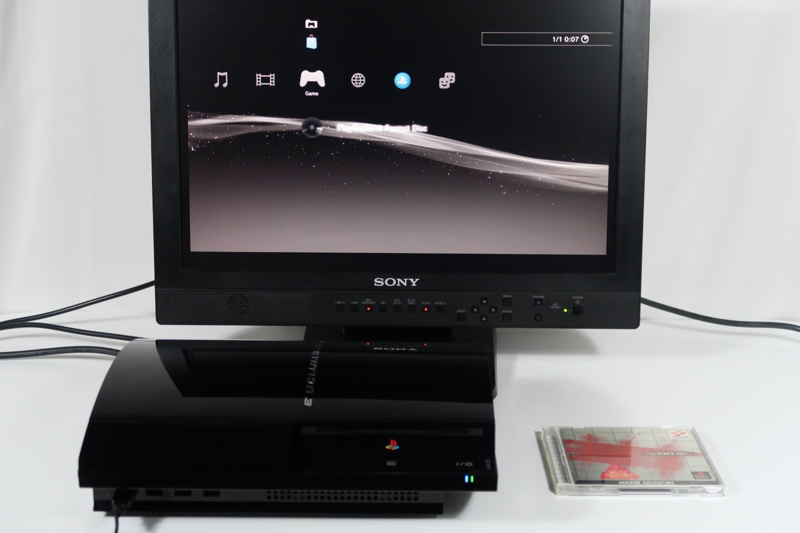 Sony PlayStation 3 PS3 CECHB00 20GB First Black Model Console GAME Tested F/S
