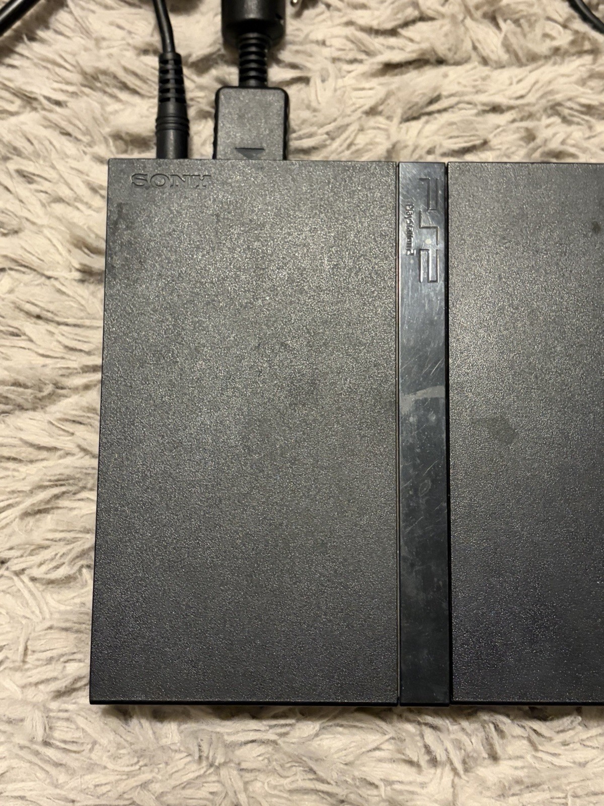 Sony PlayStation 2 Slim Console Black Tested Controllers Games Bundle Lot