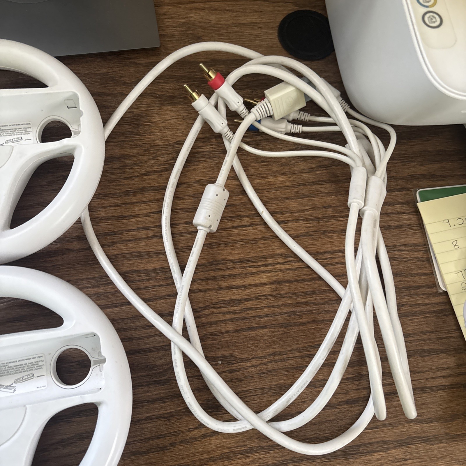 Nintendo Wii Video Game Console White With Games And Controllers, Cable