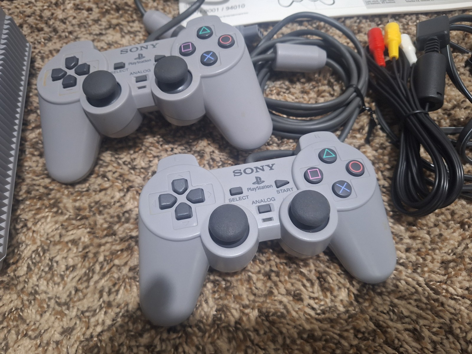 Sony PlayStation DualShock SCPH-9001 Console Complete CIB Original Box MINT!