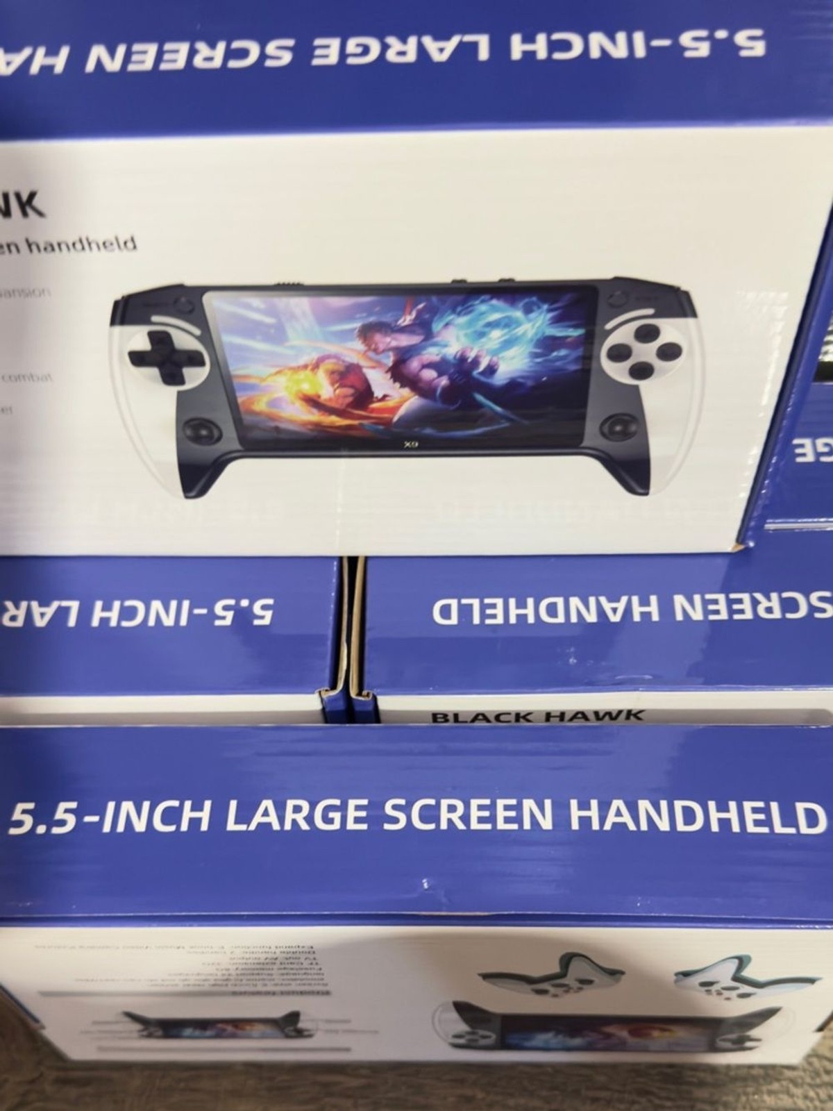 Handheld X9 Gaming Console 5.5 in Screen- TF Card- Play, Watch, Read and Listen