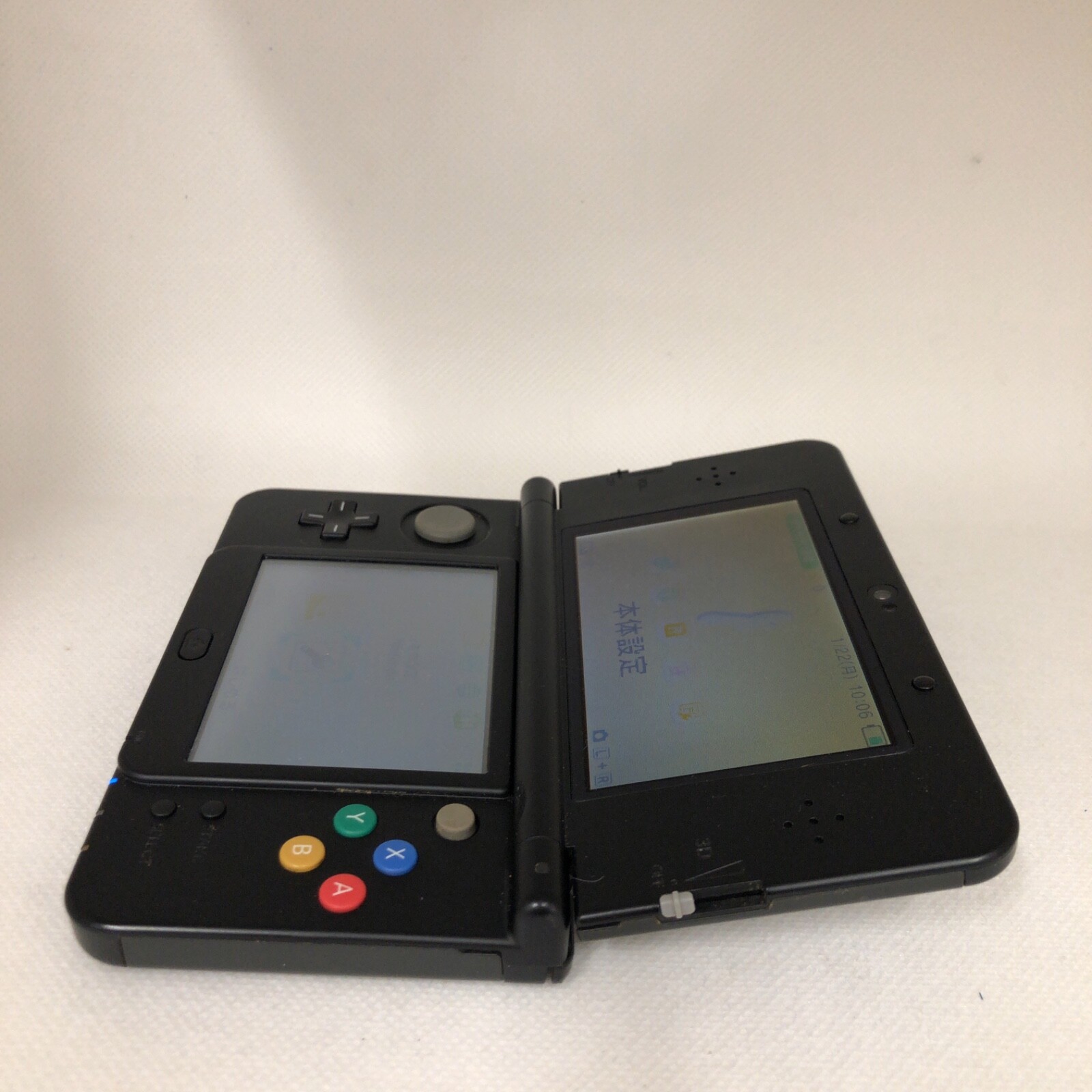 Nintendo New 3DS Black Console Working Tested Japanese ver used #J258